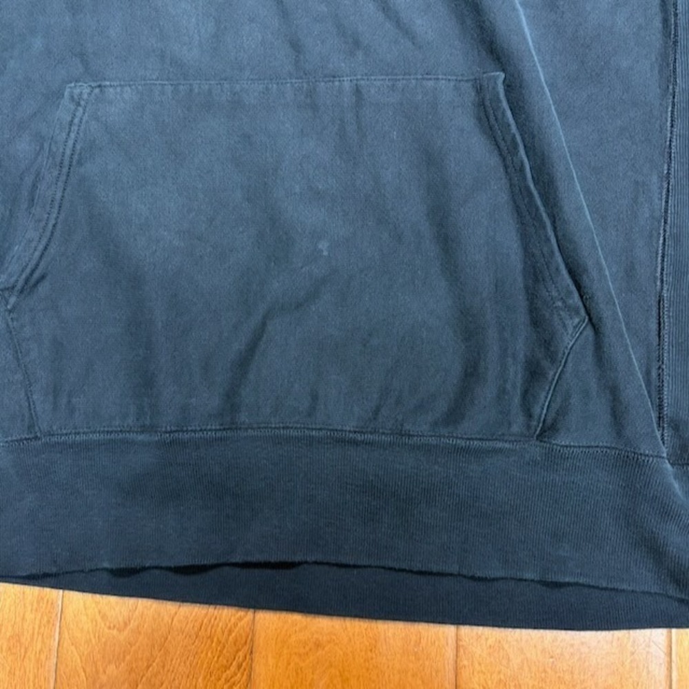 Vintage Champion Reverse Weave Hoodie Mens L Black Pullover Streetwear - Picture 4 of 11